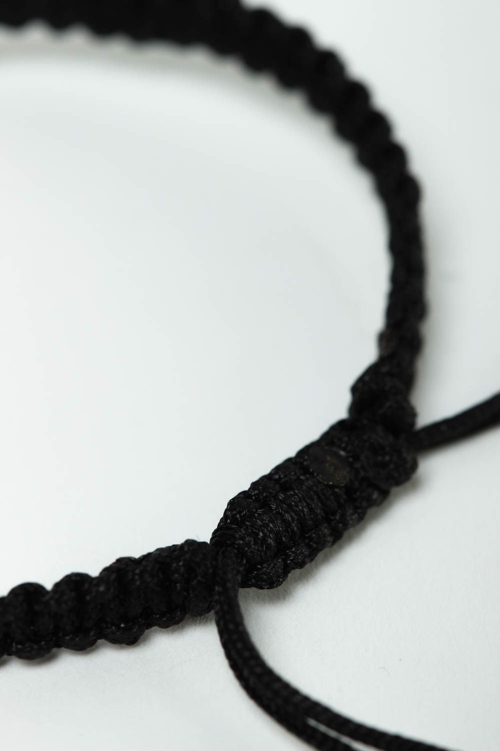 Браслет из ниток ручной работы модный браслет с совушкой плетеный браслет фото 4