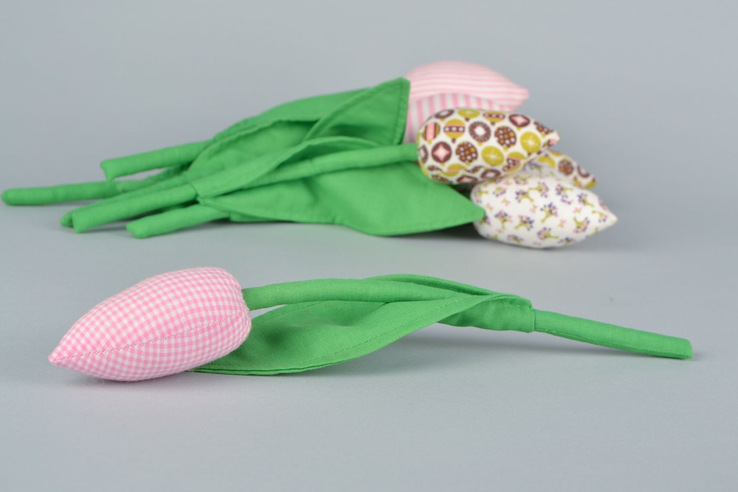 Deco Tulpe aus Stoff handmade foto 1