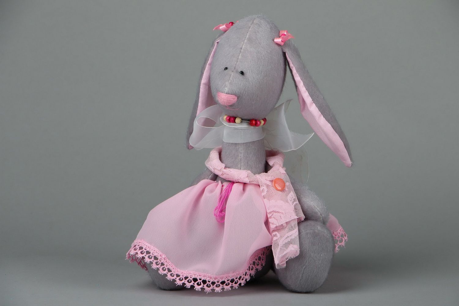 Soft toy Rabbit in a Skirt photo 1