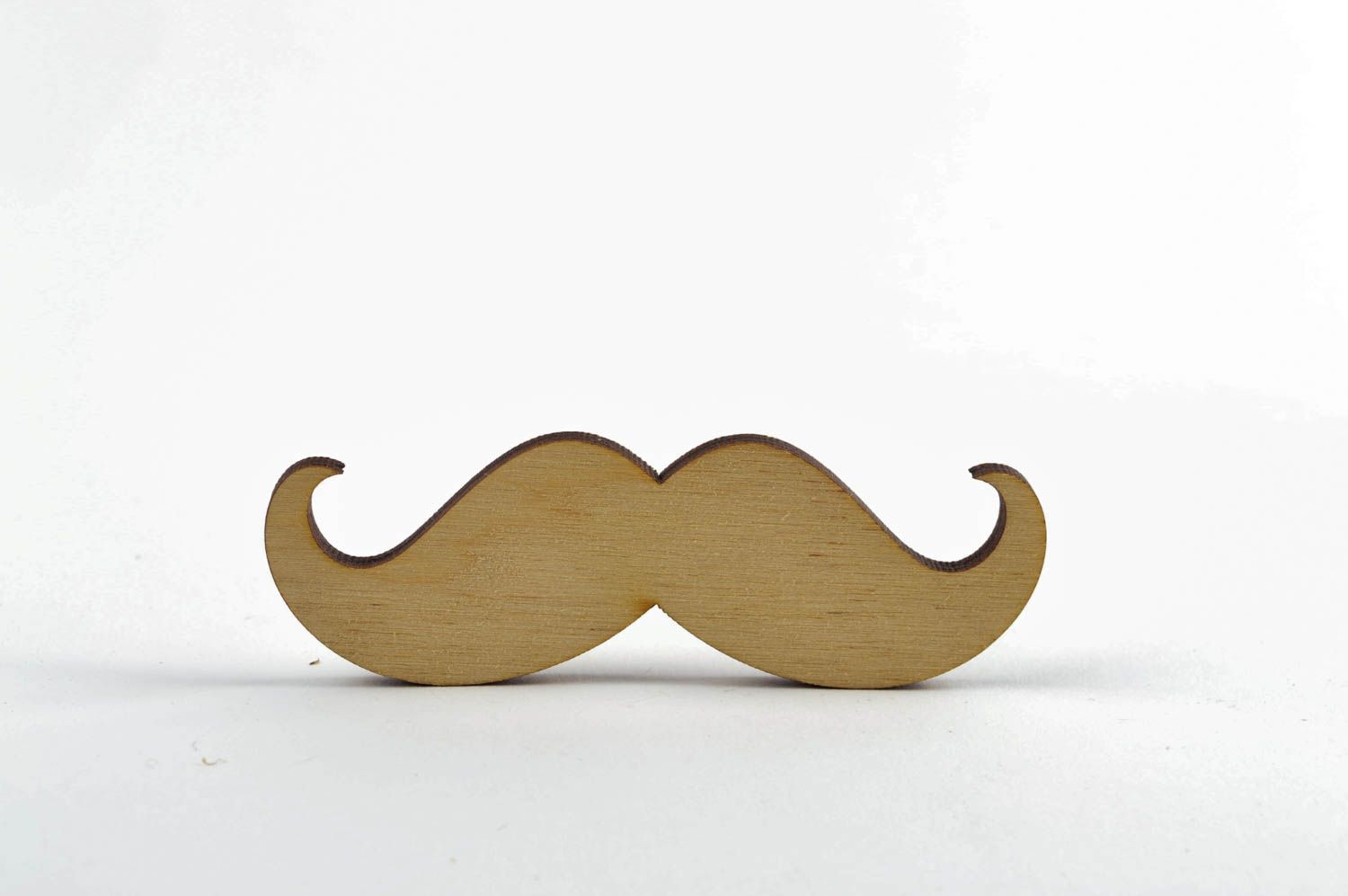 Forme en bois à peindre fait main moustache Loisirs créatifs scrapbooking photo 1