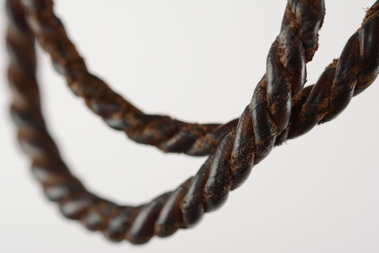 Leather cord necklace photo 5