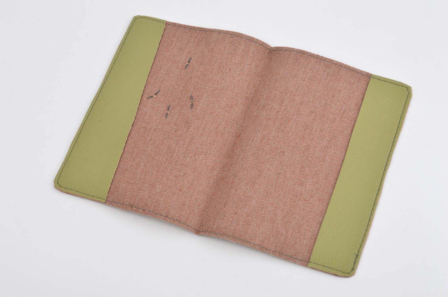 Porte passeport cuir fait main design élégant Cadeau original pour femme photo 4