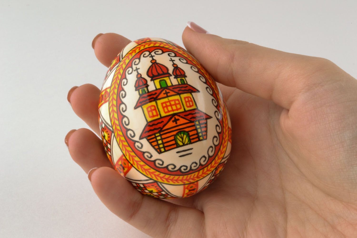 Huevo de Pascua de madera foto 5