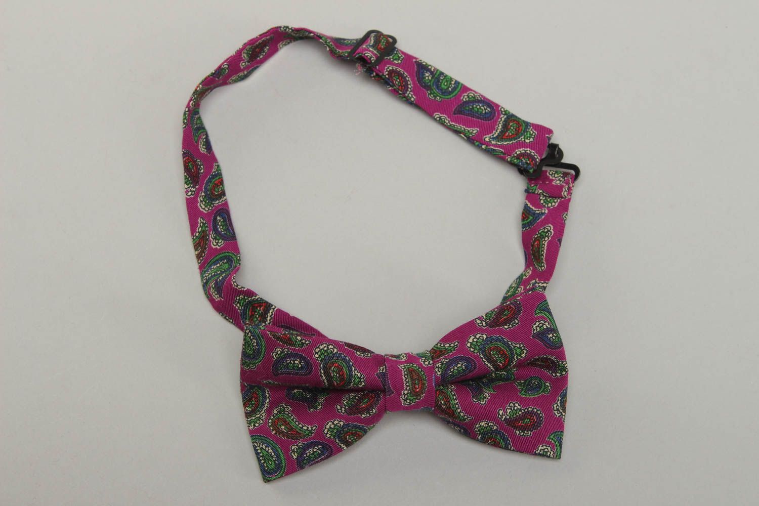 Fabric bow tie with print for shirt photo 1