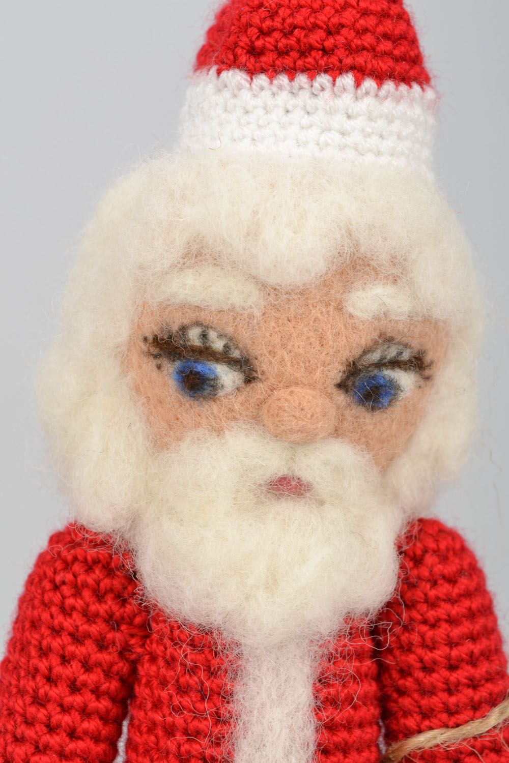 Häkel Puppe Weihnachtsmann foto 4