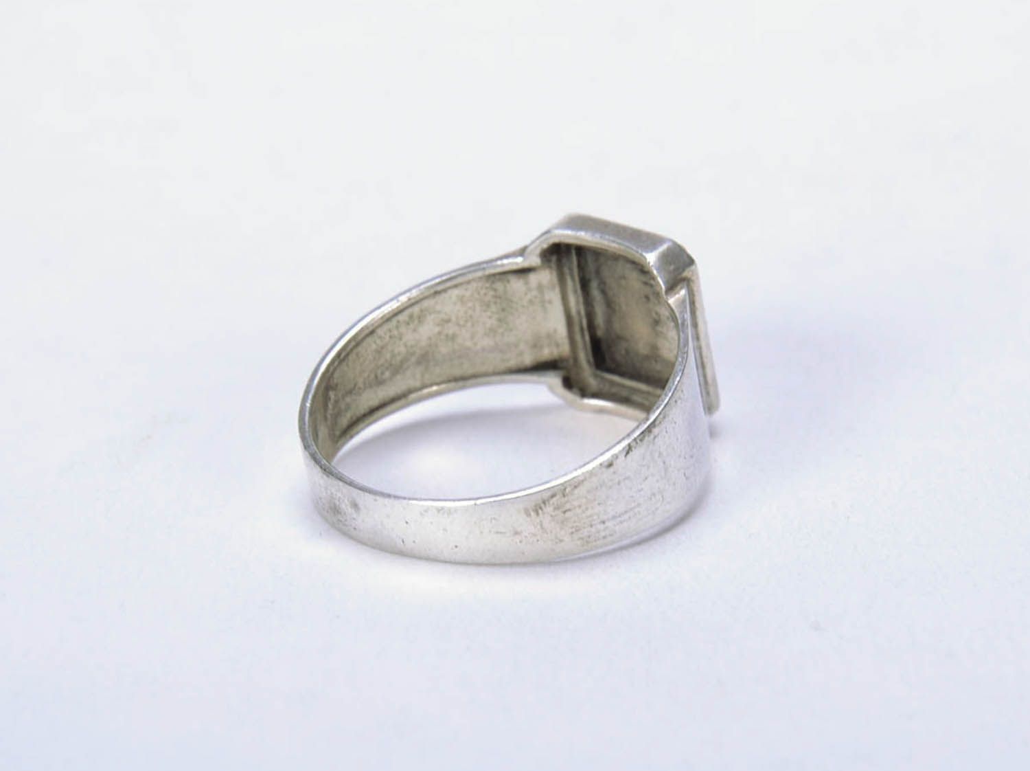 Серебряное кольцо Доллар  фото 2