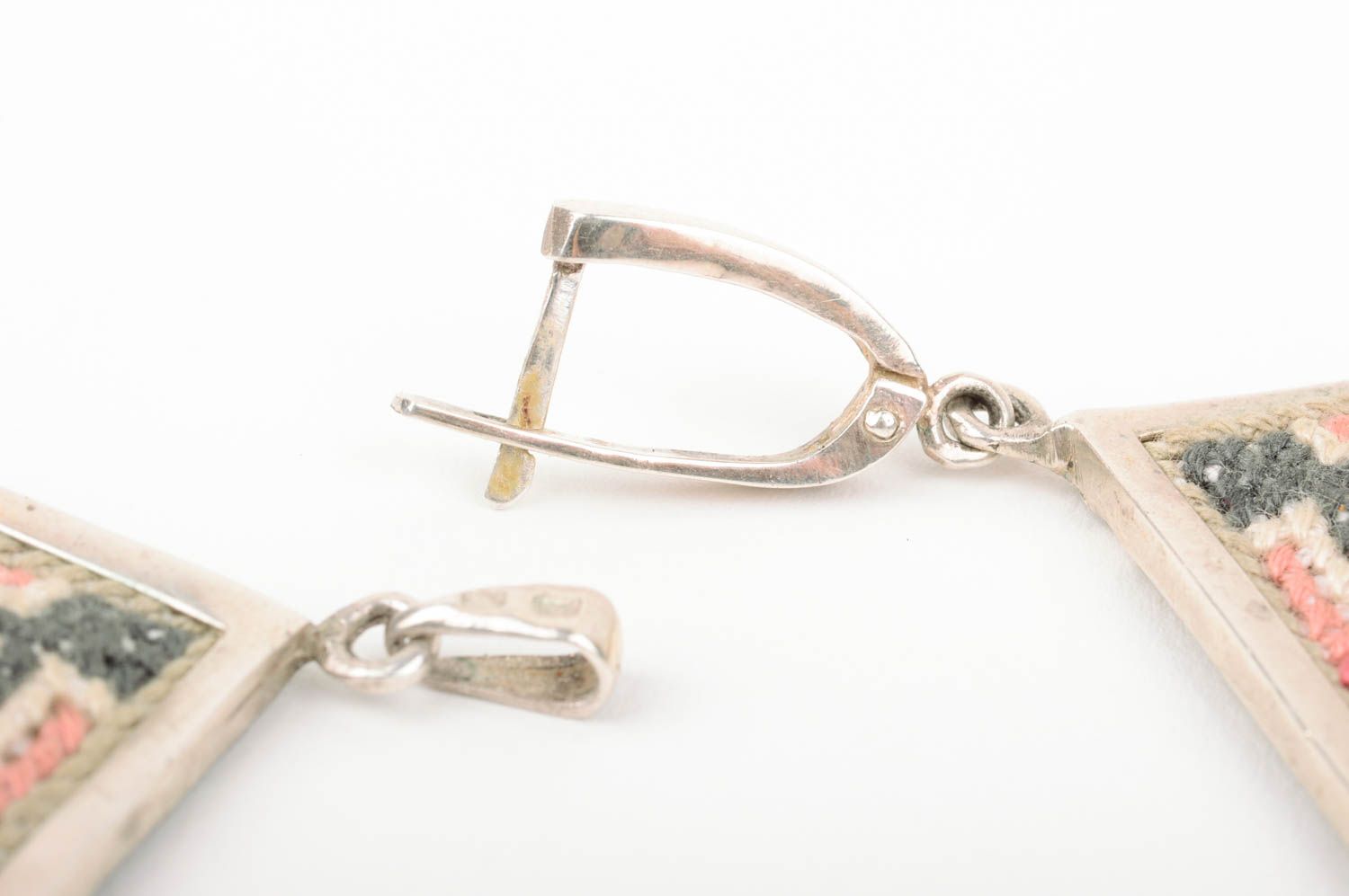 Handmade Accessoires für Damen Ketten Anhänger große Ohrringe Ethno Schmuck Set foto 3