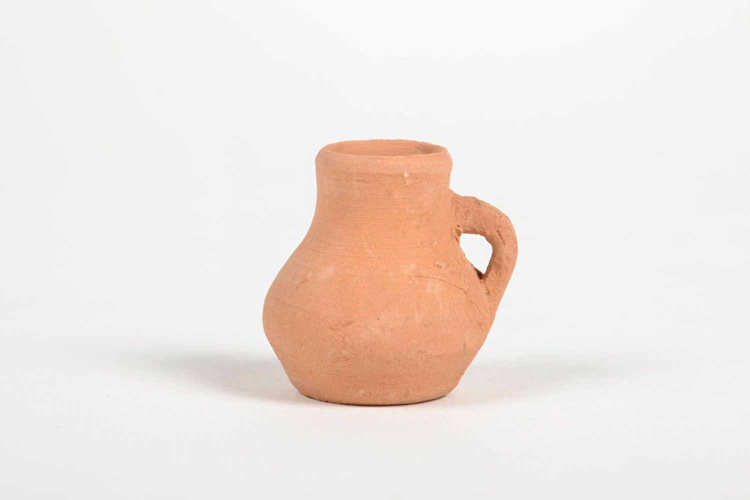 Clay pitcher figurine for shelf décor 0,04 lb photo 2