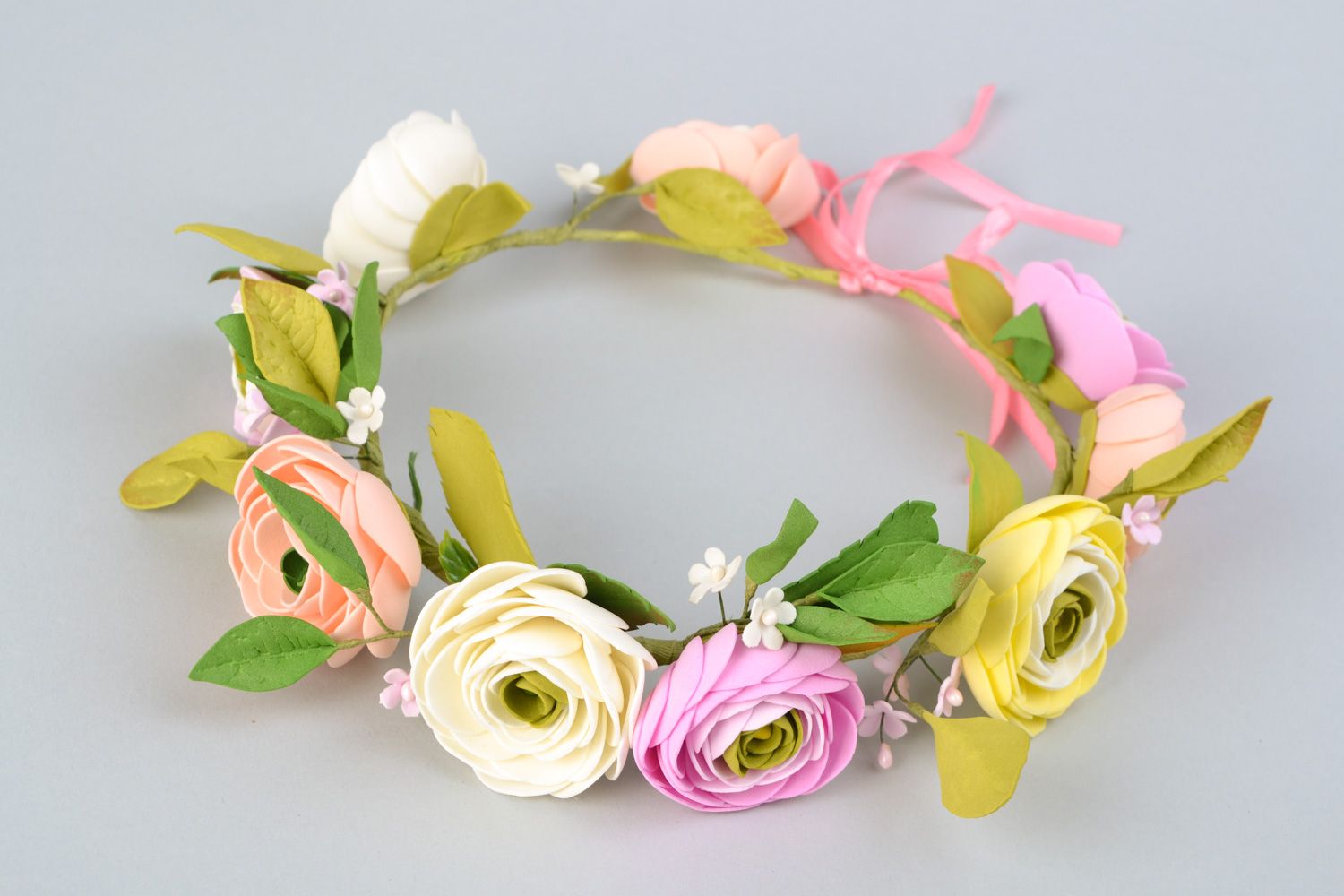 Handmade wreath designer wreath for wedding beautiful flower wreath gift ideas photo 3