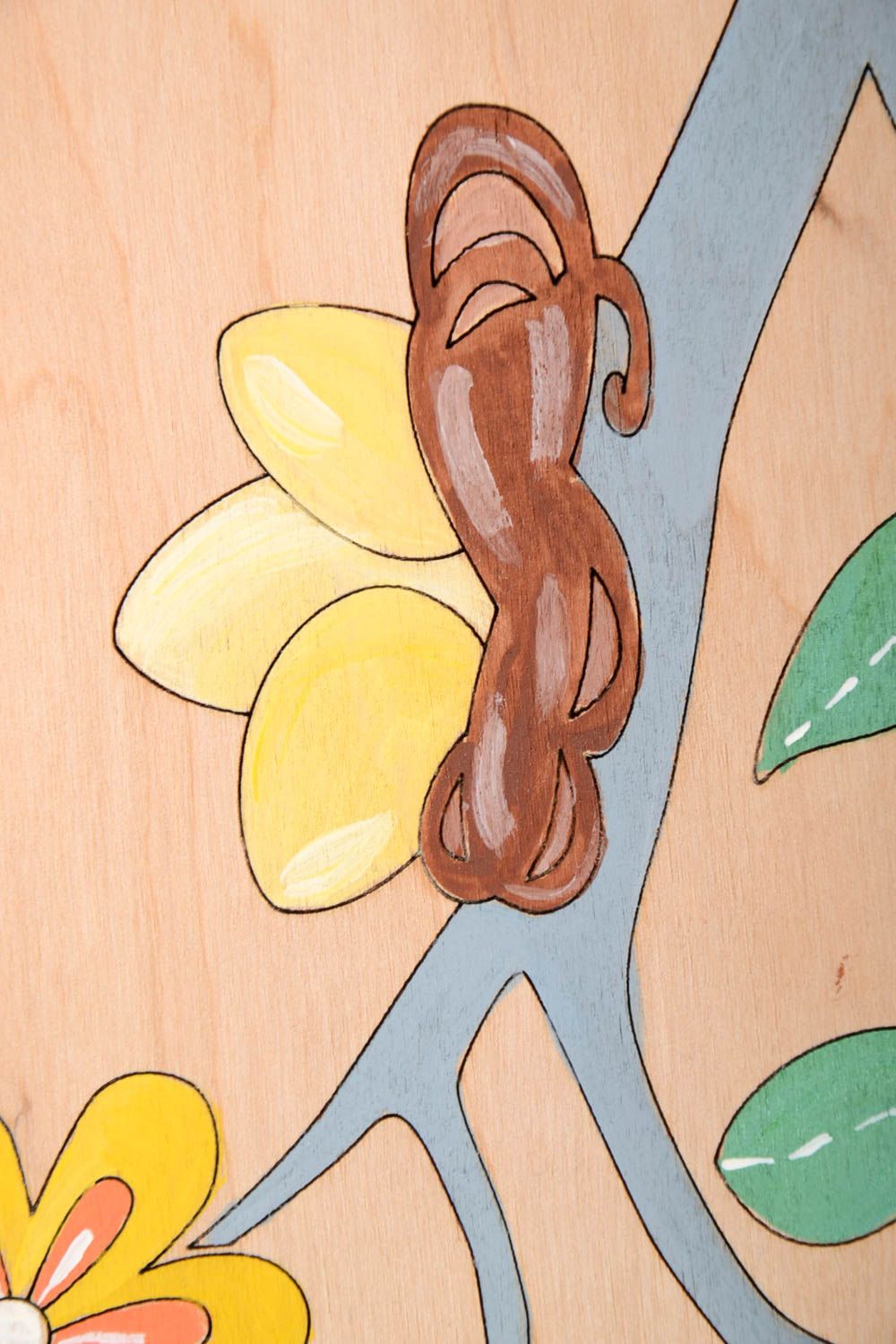Schöne Messlatte für Kinder handmade Wohn Accessoire Wanddeko Kinderzimmer  foto 5