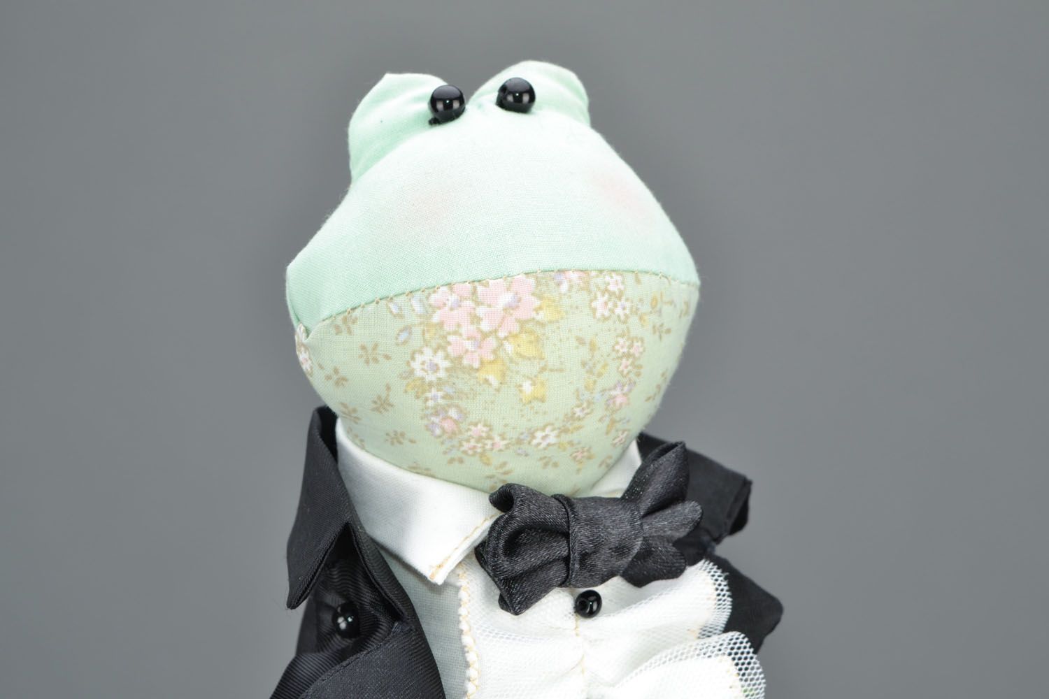 Fabric toy Frog Groom photo 4