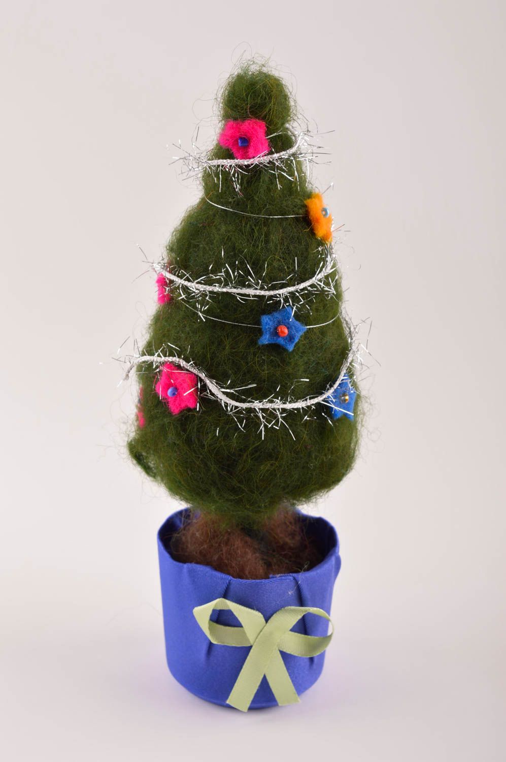 Árbol de Navidad hecho a mano elemento decorativo artificial decoración de casa  foto 2
