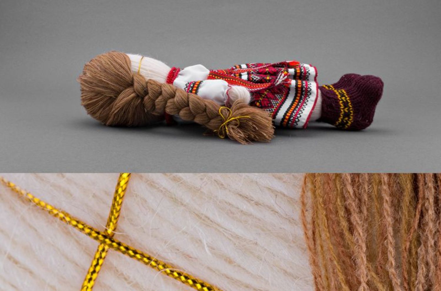 Poupée-motanka poupée ukrainienne de chiffon faite à main photo 3