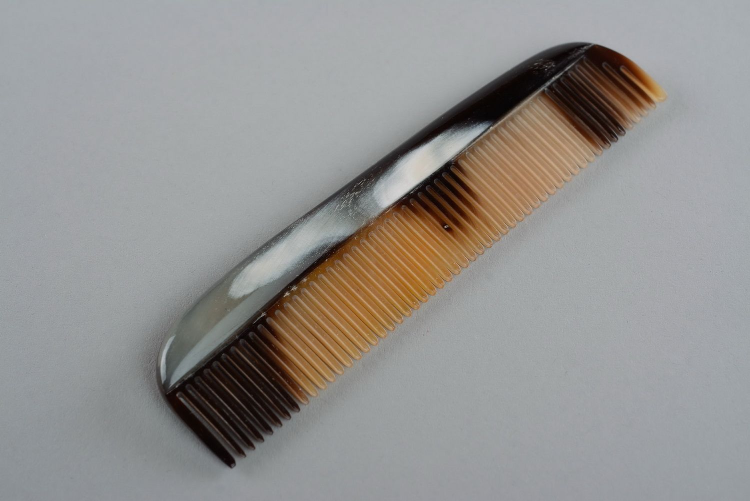 Men's comb made of horn photo 3