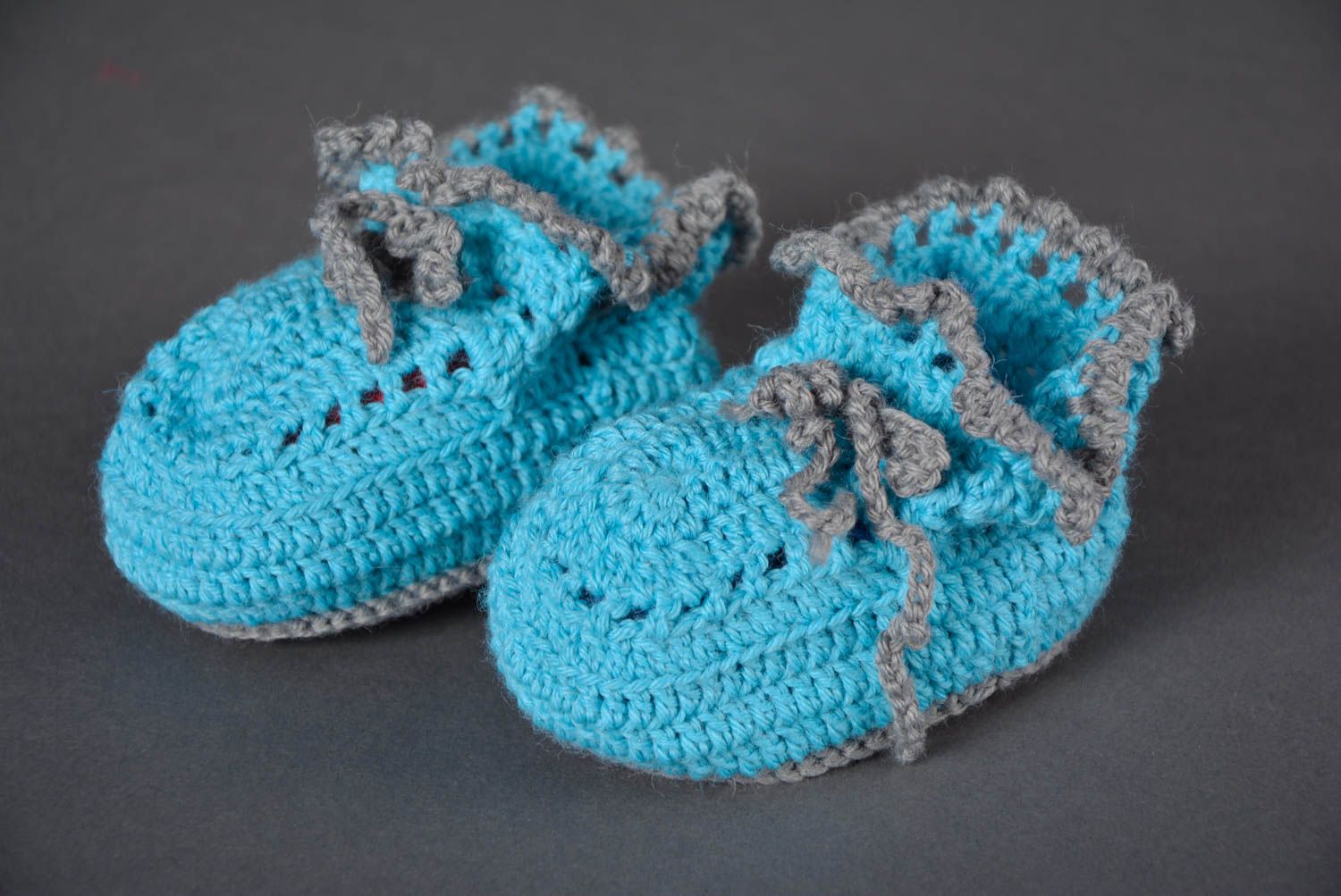Обувь для малышей вязаная обувь для детей обувь детям очень симпатичная фото 4