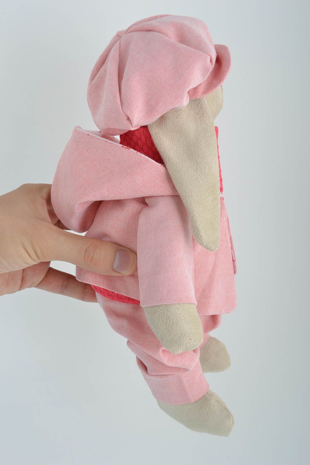 Funny handmade fabric soft toy homemade rag doll stuffed toy for kids gift ideas photo 3