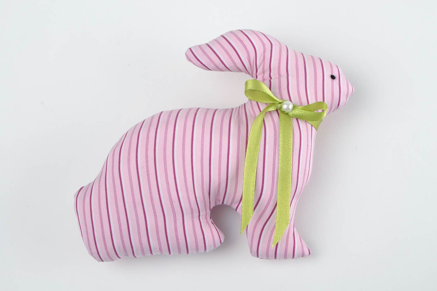 Пасхальный кролик ручной работы подарок на Пасху интерьерная игрушка для дома фото 3