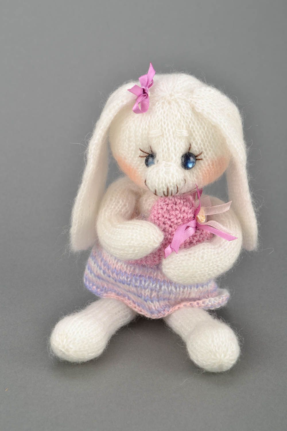 Homemade soft toy Girl Bunny photo 3
