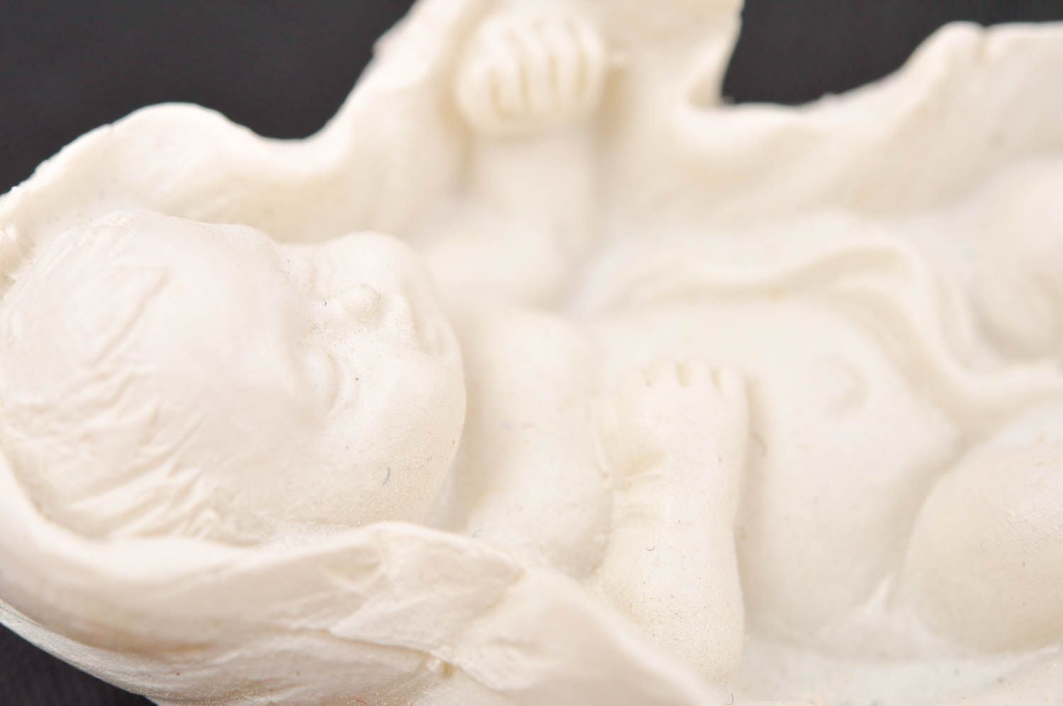 Juego de figuras hechas a mano de yeso figuras decorativas de angelitos y bebés  foto 5