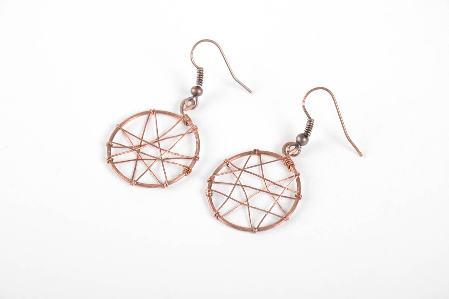 Handmade jewelry copper earrings designer earrings best gifts for women photo 2