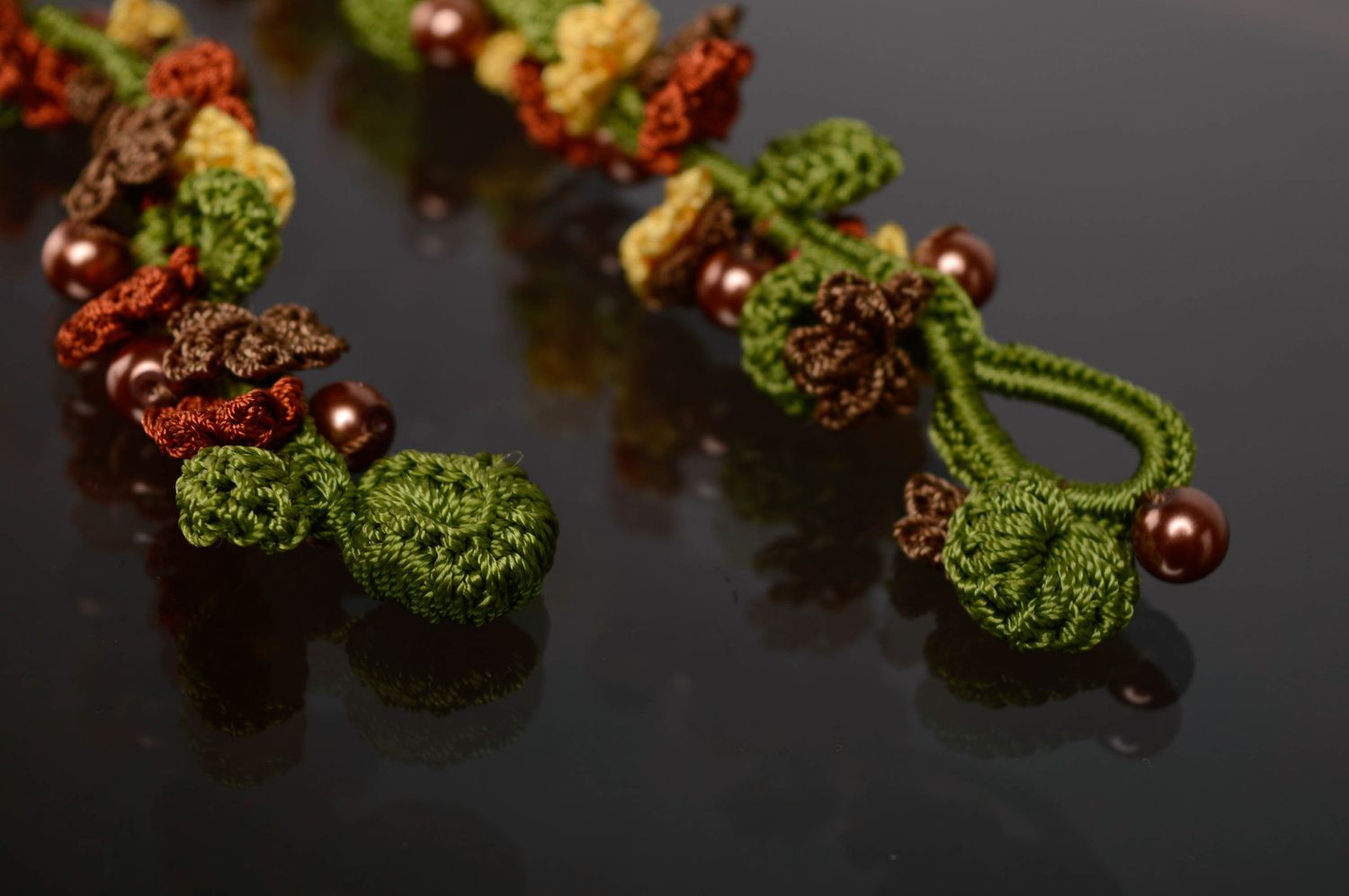 Crochet necklace photo 5
