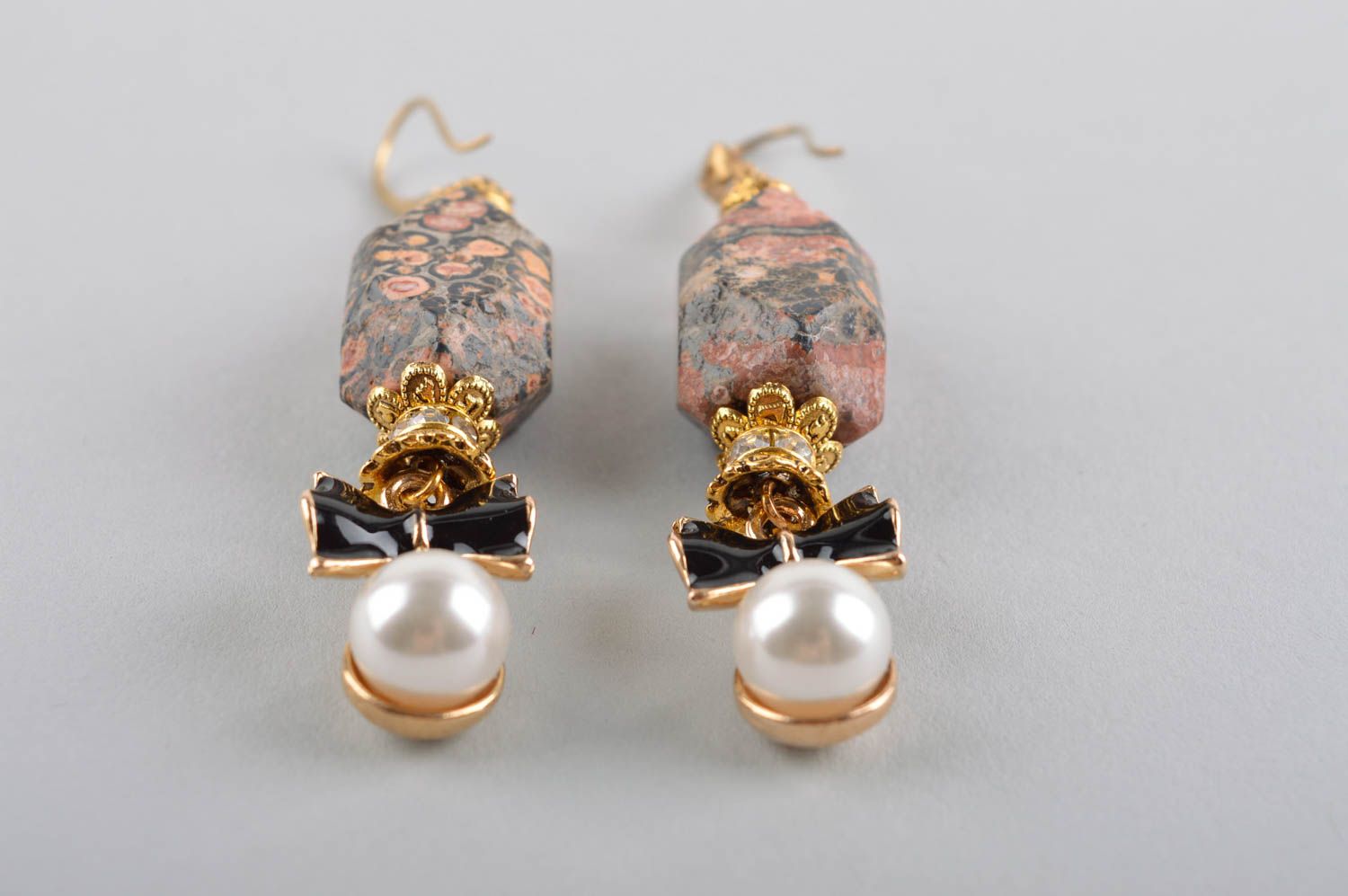 Gemstone earrings handmade jewellery designer earrings best gifts for women photo 4