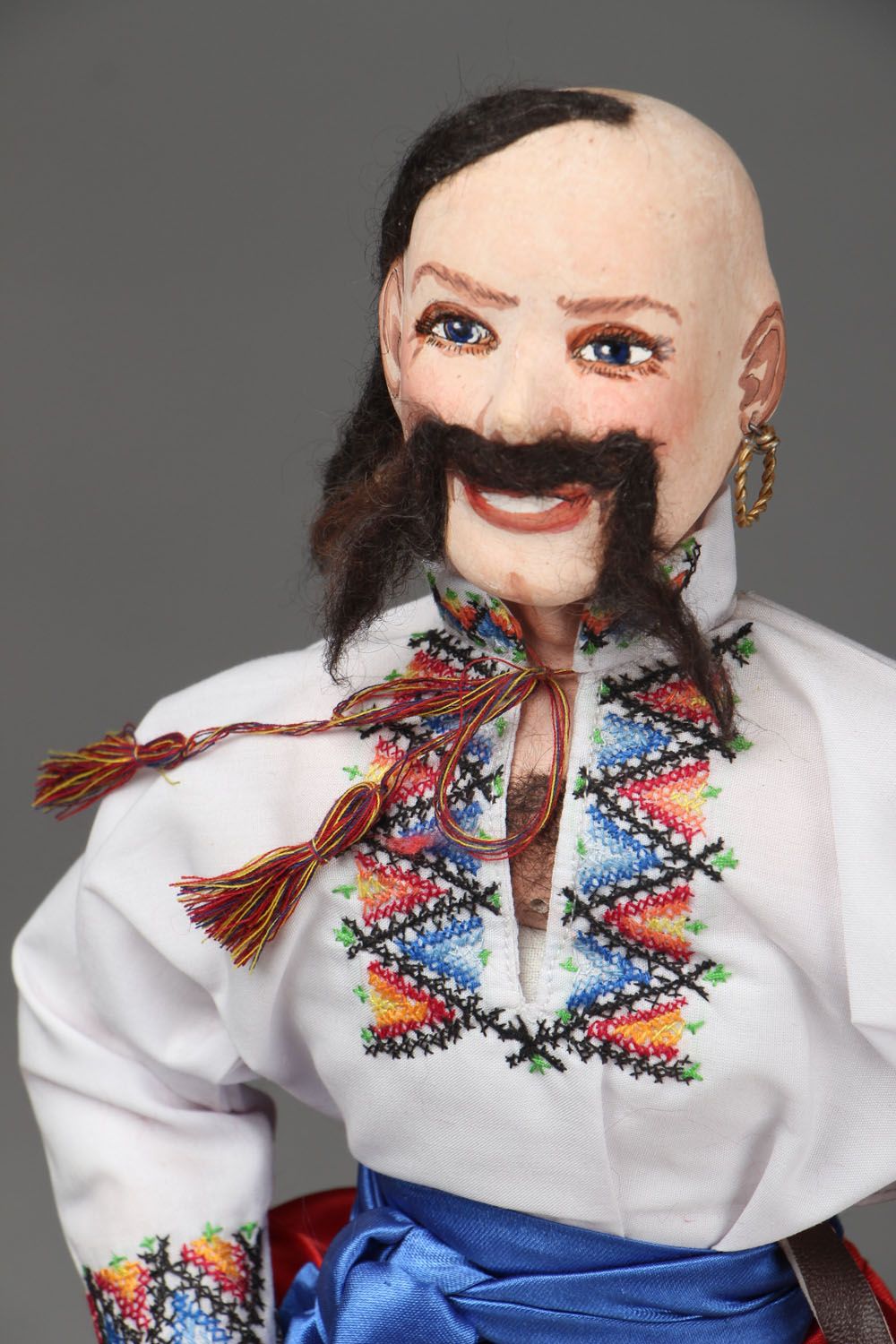 Papier mache figure of the Cossack photo 2