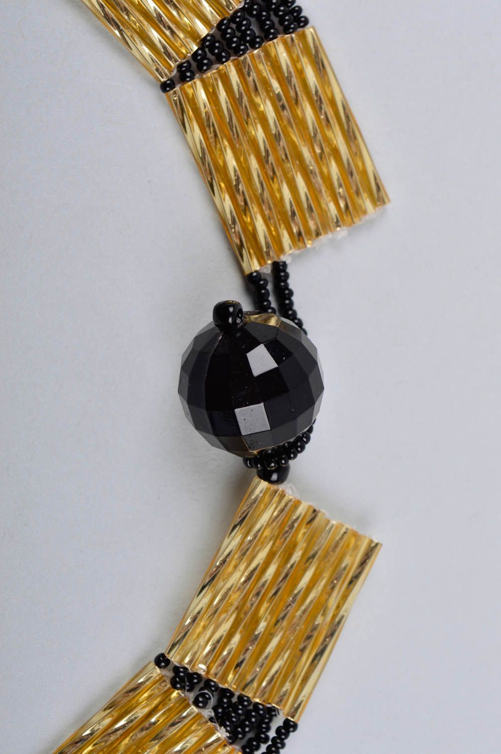 Handmade beautiful necklace designer elegant necklace unusual accessory photo 4