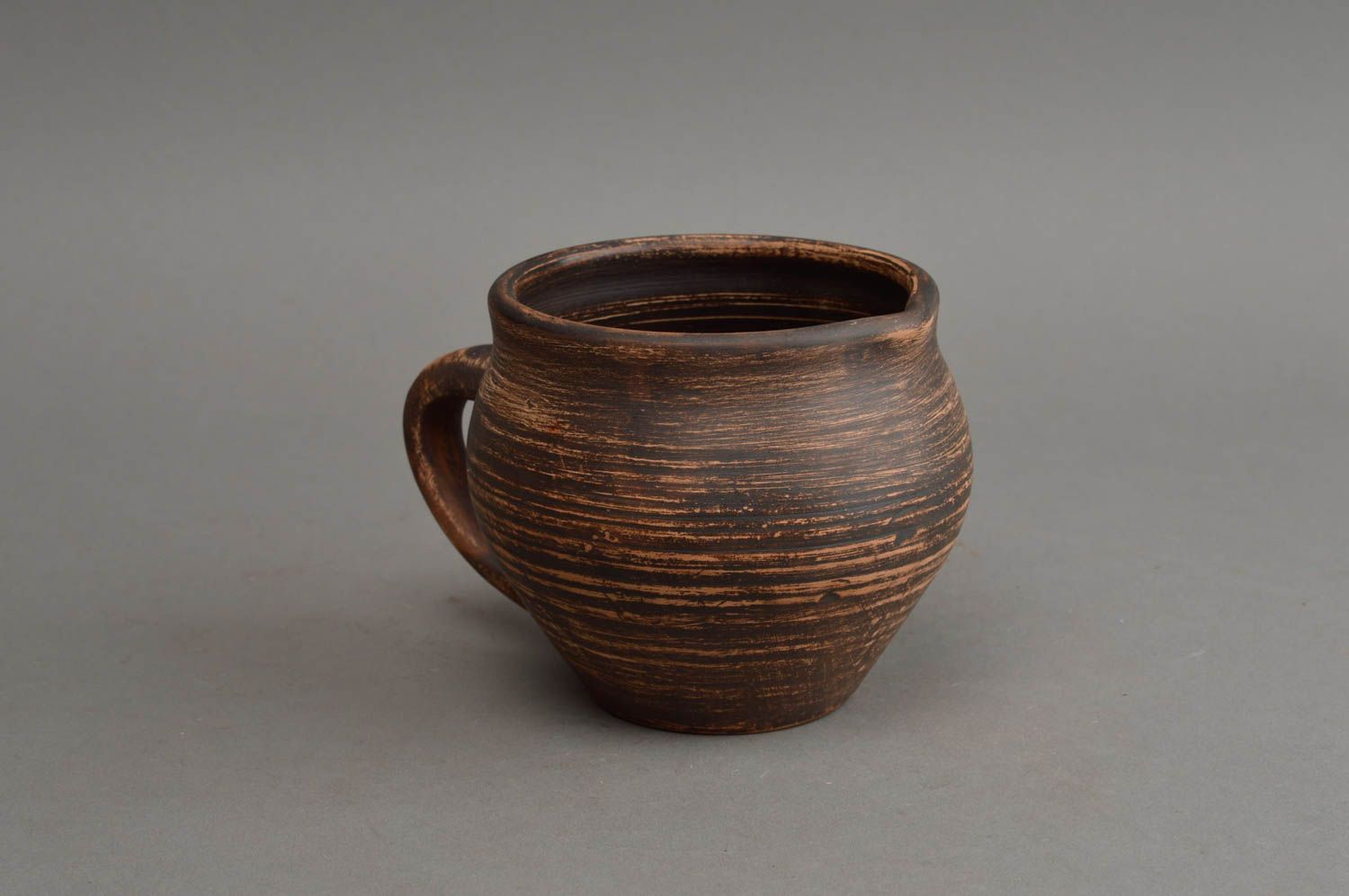 Sauciere Keramik Geschirr handgemacht Ton Behälter im Ethno Stil öko rein   foto 3