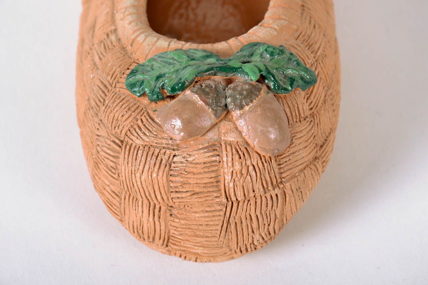 Bota de cerâmica para doces vaso de argila artesanal para decoração da cozinha foto 4