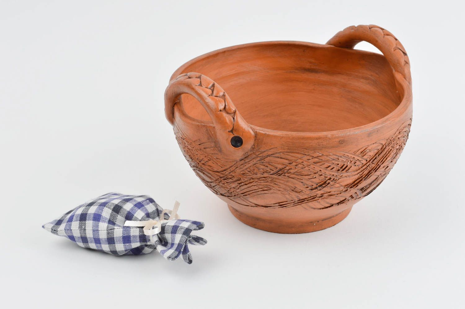 Handmade ceramic cachepot flower pot design home goods decorative use only photo 1