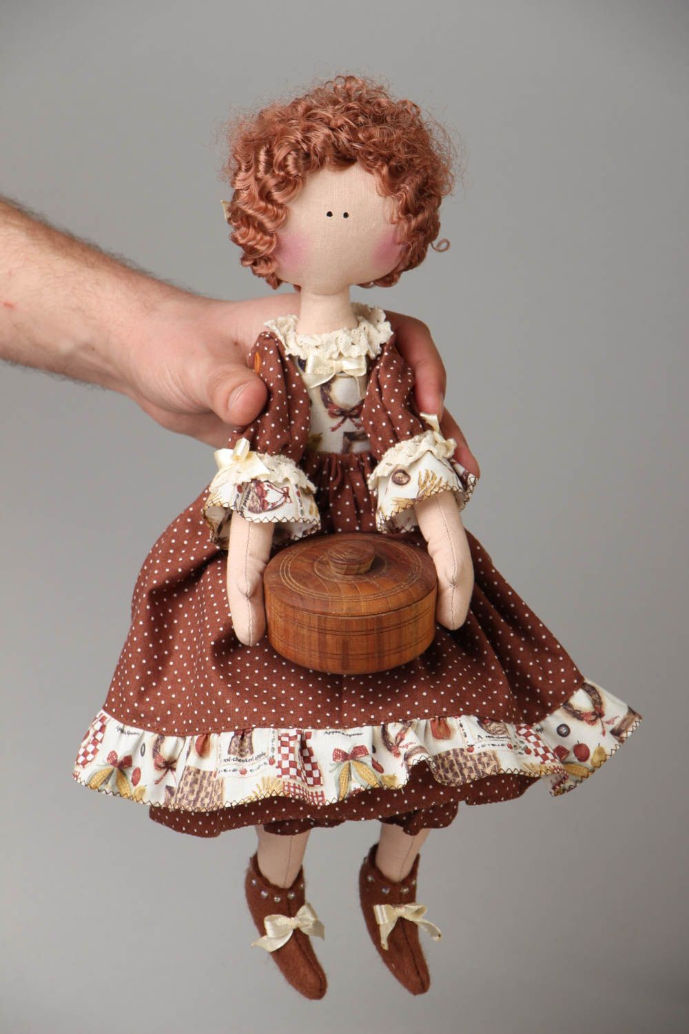 Handmade kitchen doll photo 4