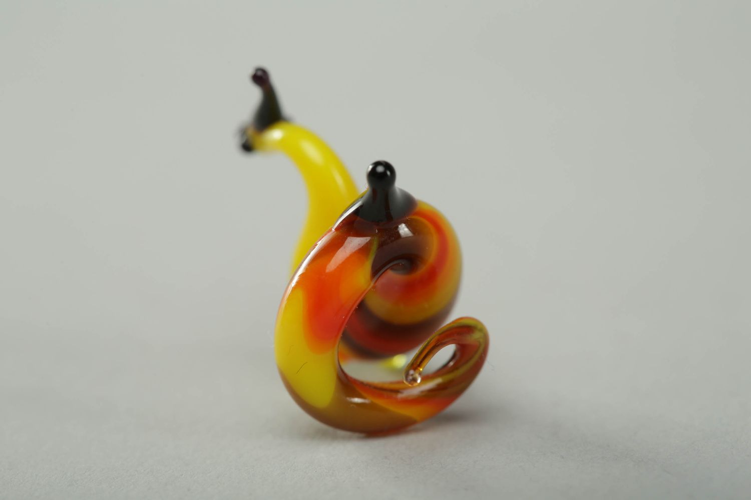 Small lampwork glass figurine Dragon photo 3