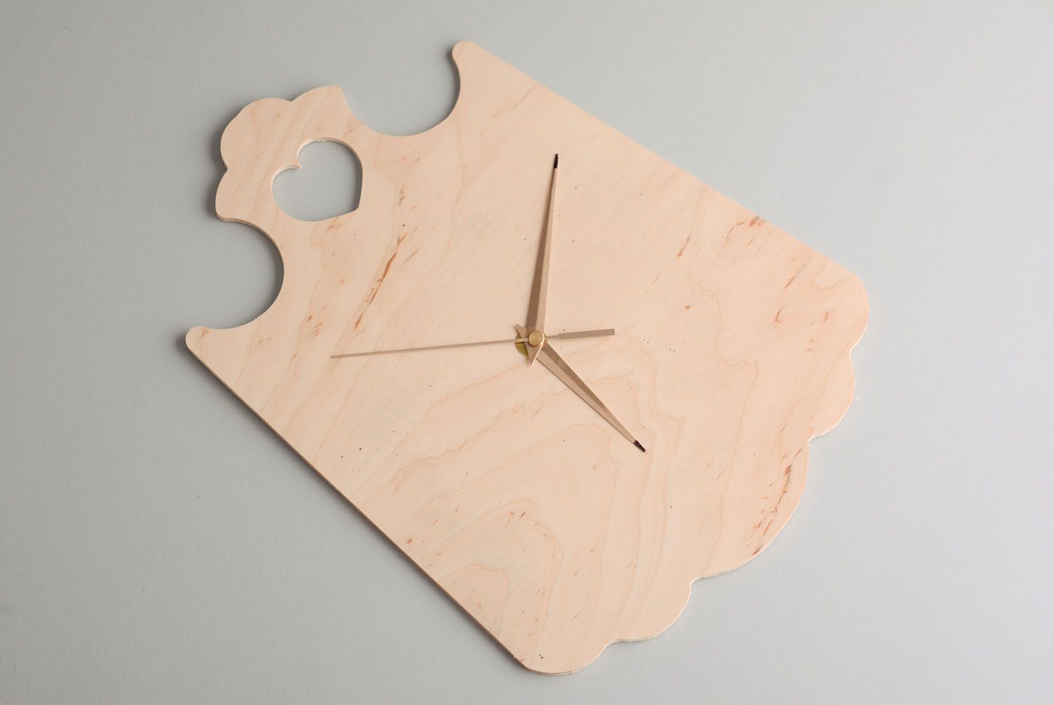Homemade blank clock for painting photo 1