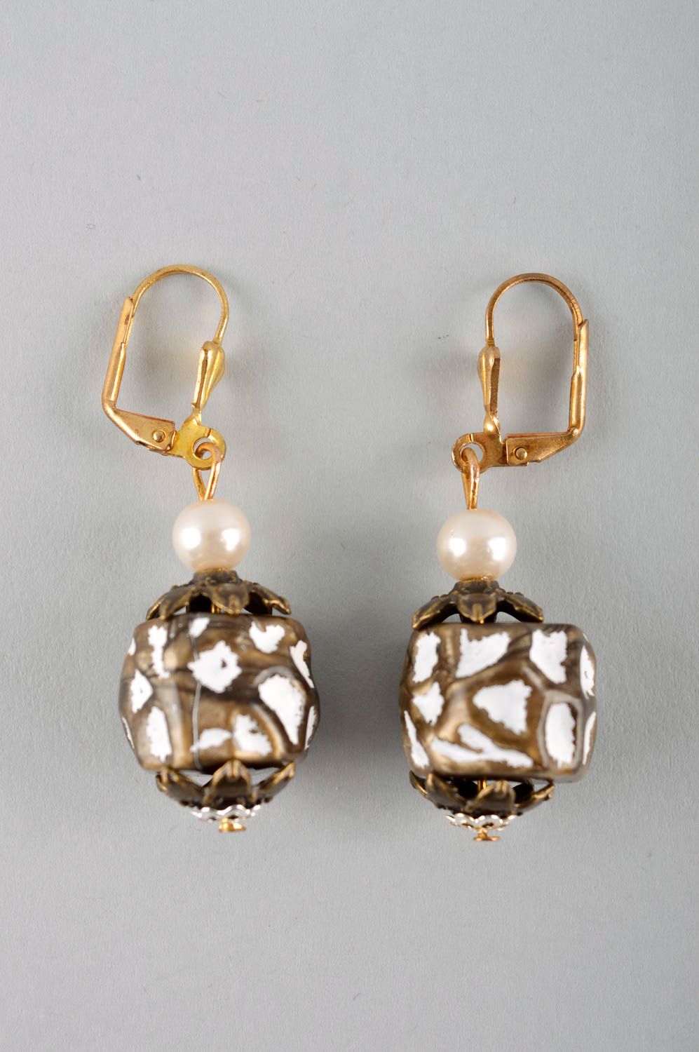 Handmade jewelry designer earrings fashion earrings handmade dangling earrings photo 3