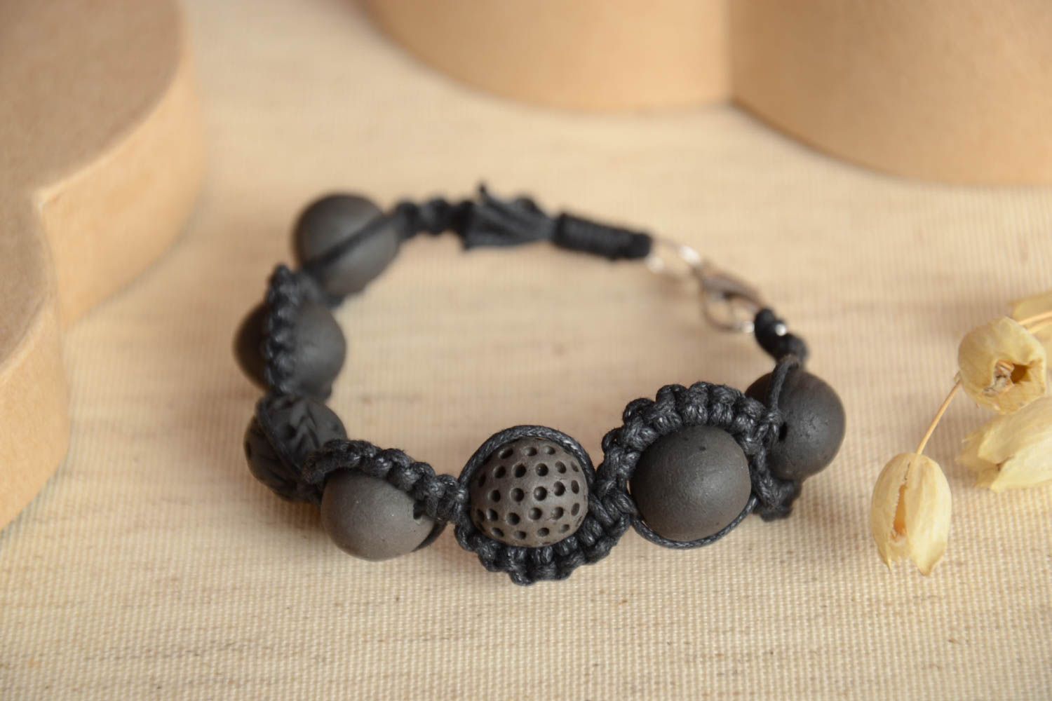 Handmade bracelet designer bracelet unusual gift for women beaded jewelry  photo 2