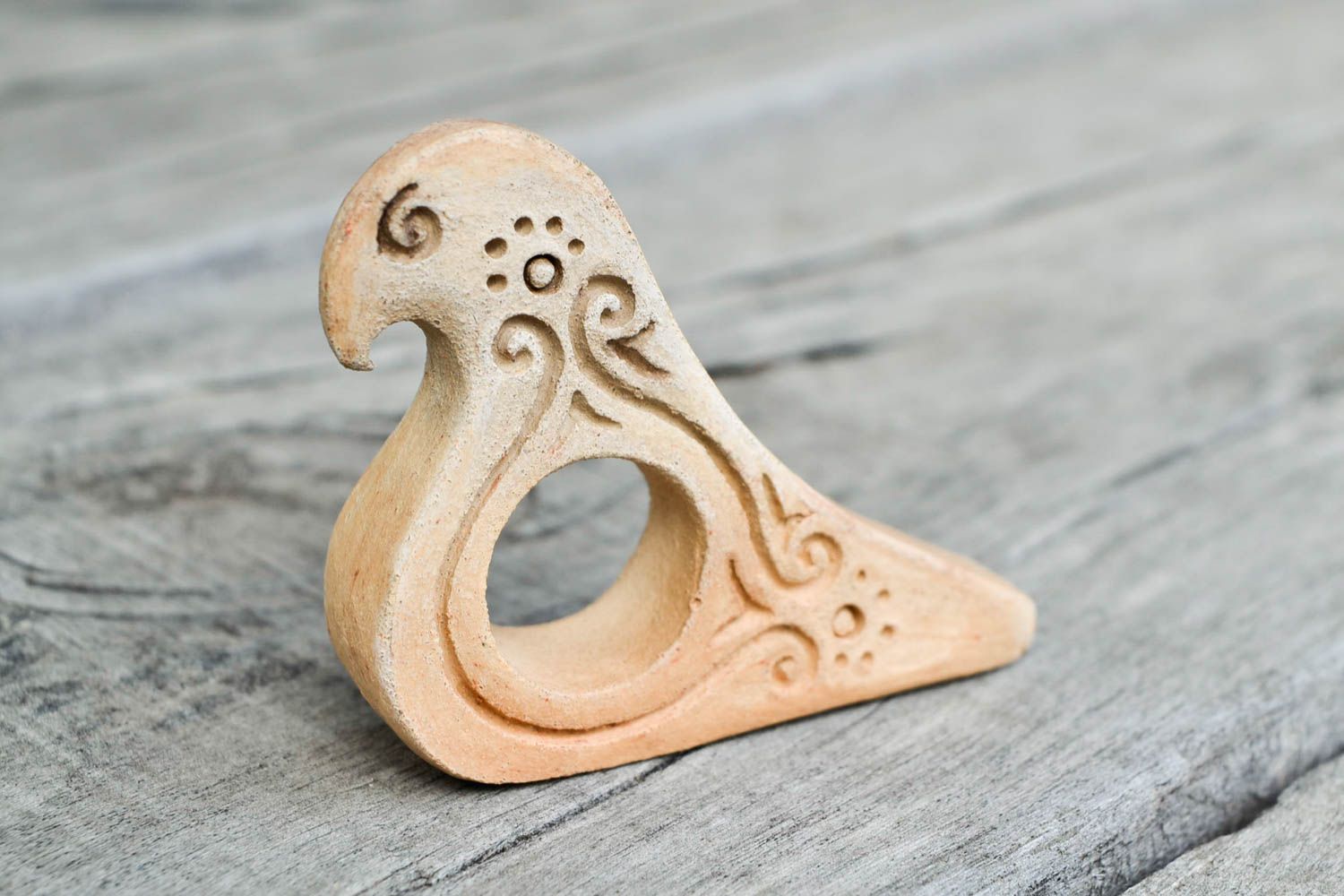 Глиняная игрушка ручной рабоыт свистулька из глины керамическая свистулька фото 1
