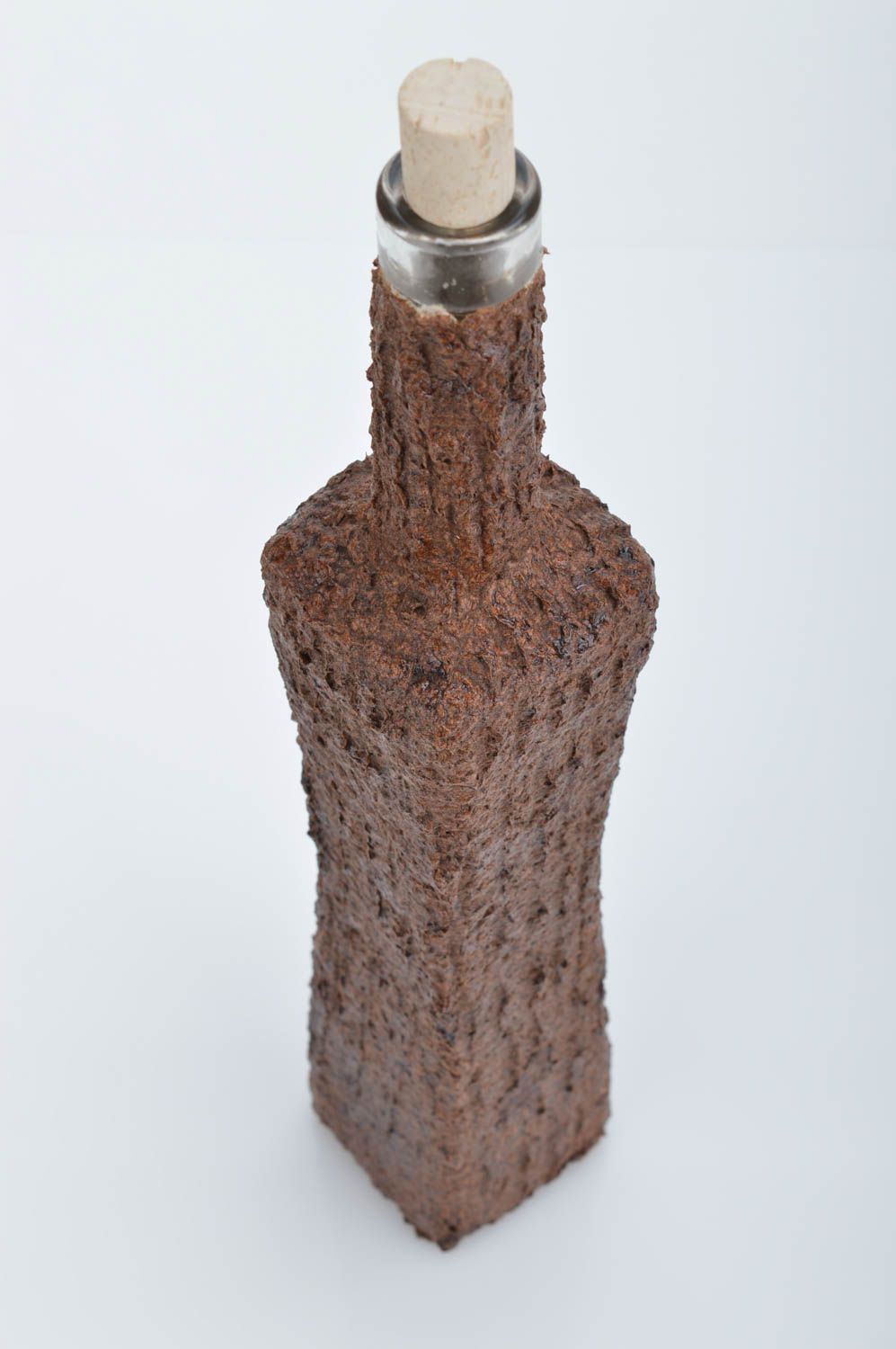 Botella de cristal hecha a mano regalo original decoración de interior foto 4