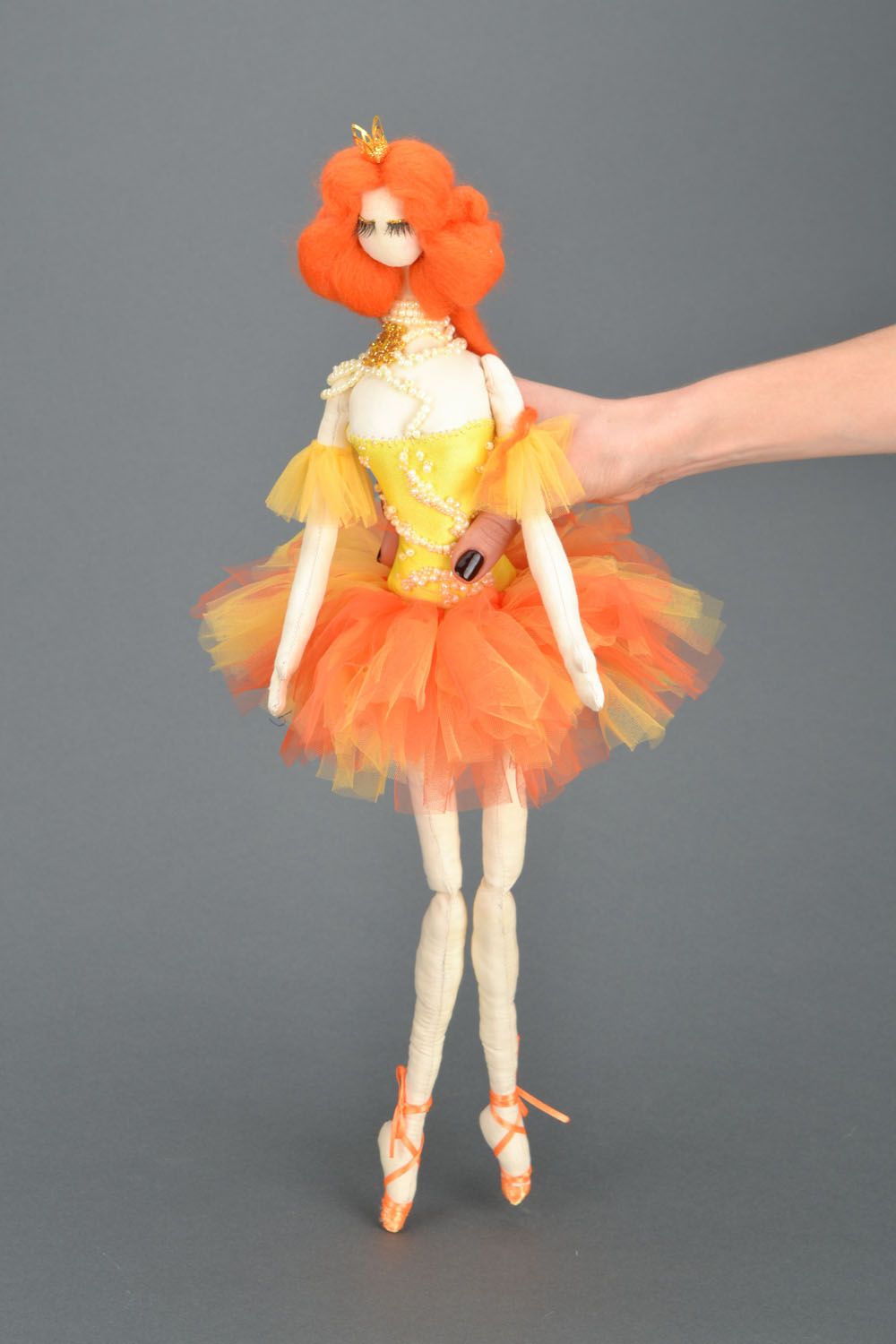 Künstlerische Puppe Ballerina foto 2