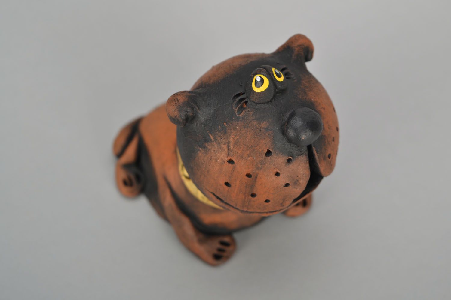 Ceramic figurine Bulldog with Tongue photo 5
