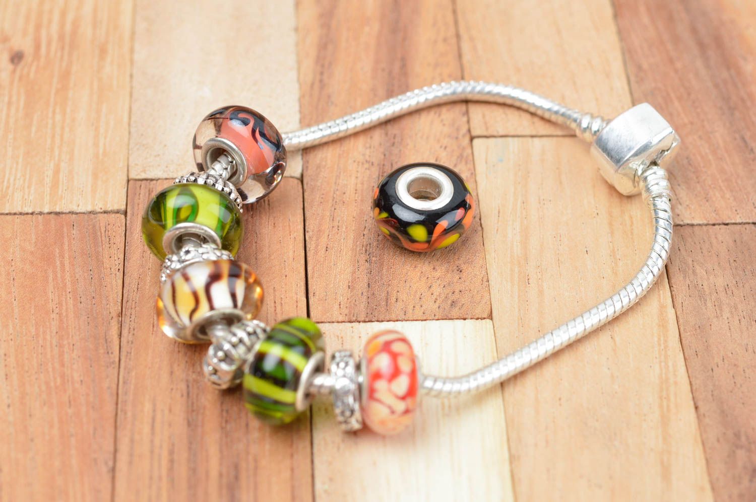 Stylish glass beads jewelry accessories lampwork supplies lampwork beads photo 4