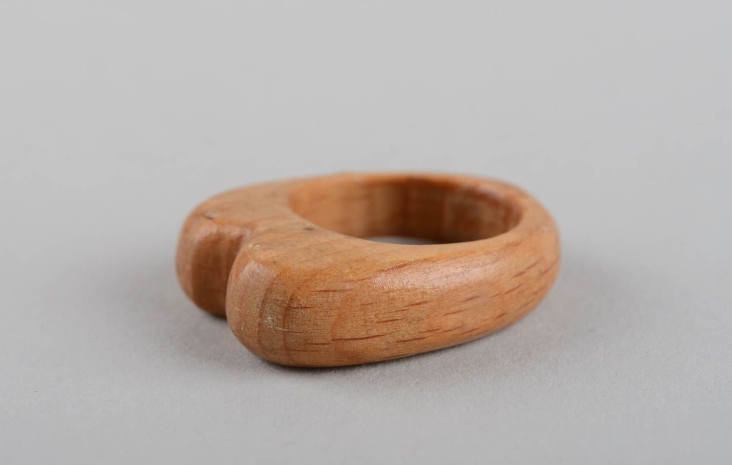 Кольцо ручной работы кольцо для девушек сердечко изделие из дерева очень милое фото 9