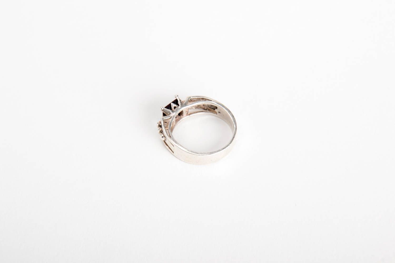 Stylish handmade fine silver ring womens ring designs fashion accessories photo 4