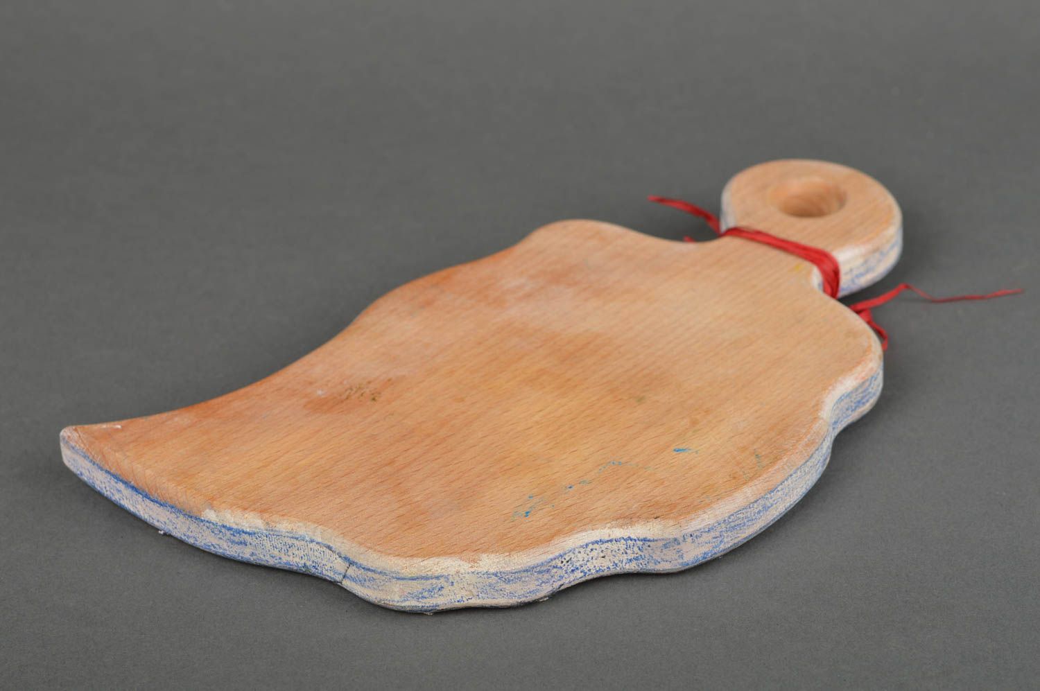Planche à découper en bois faite main serviettage avec coq Décoration cuisine photo 5
