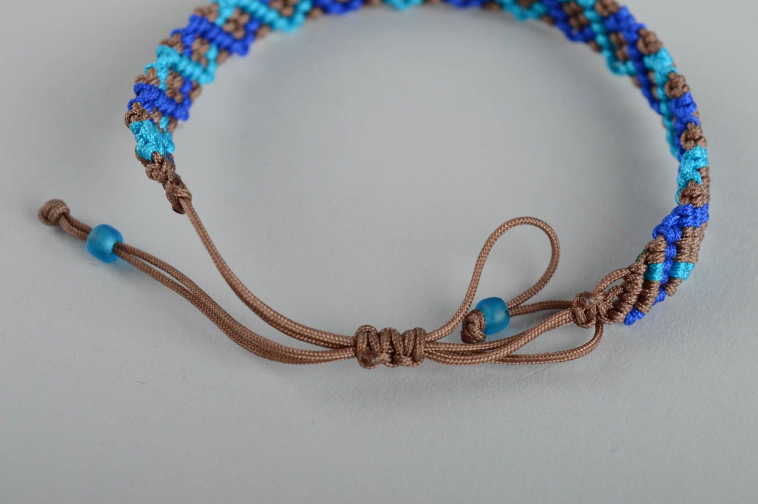 Handmade geflochtenes Armband Schmuck für Frauen Armband Textil schön Wasser foto 5