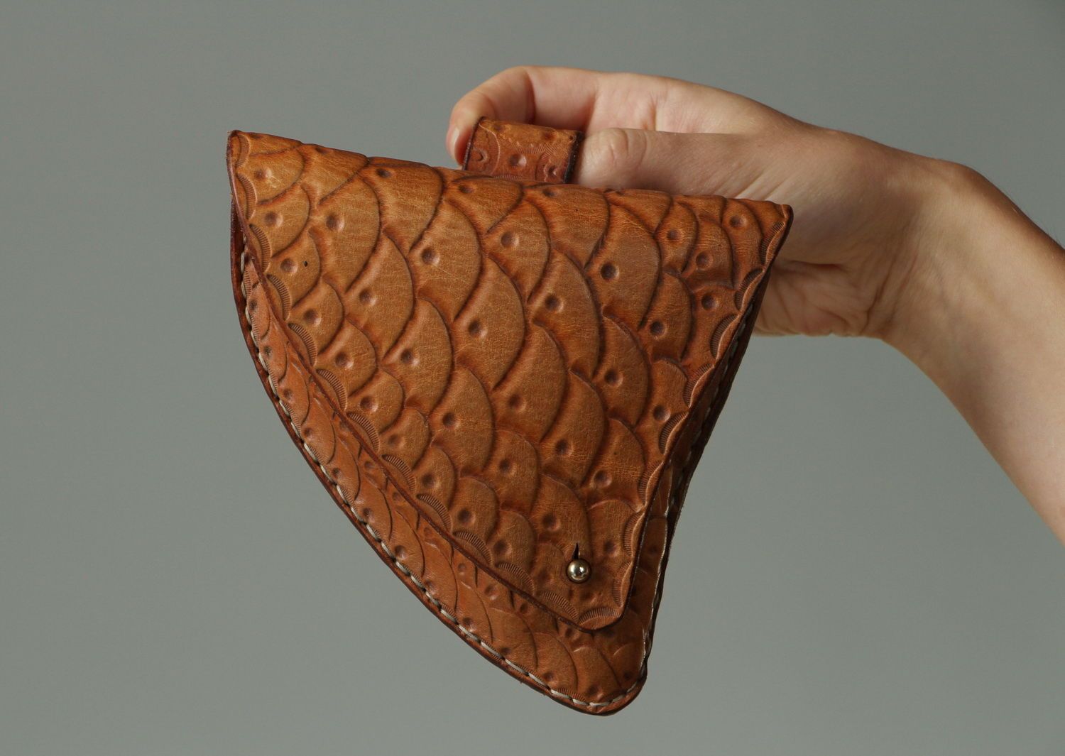 Belt leather bag photo 4