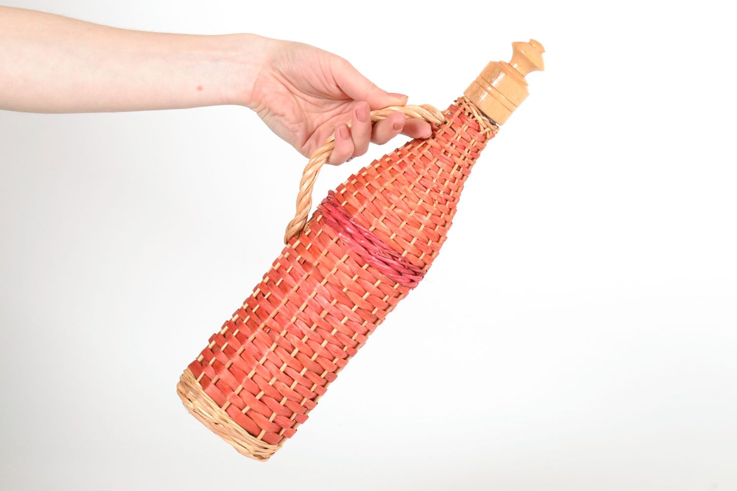 Decorative bottle with cork  photo 5