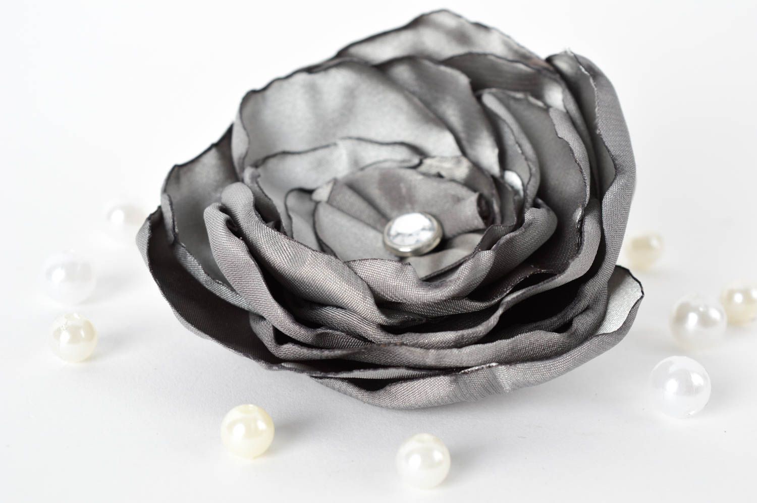Handmade Schmuck Brosche Haarspange Blume Accessoire für Frauen Designer Schmuck foto 1