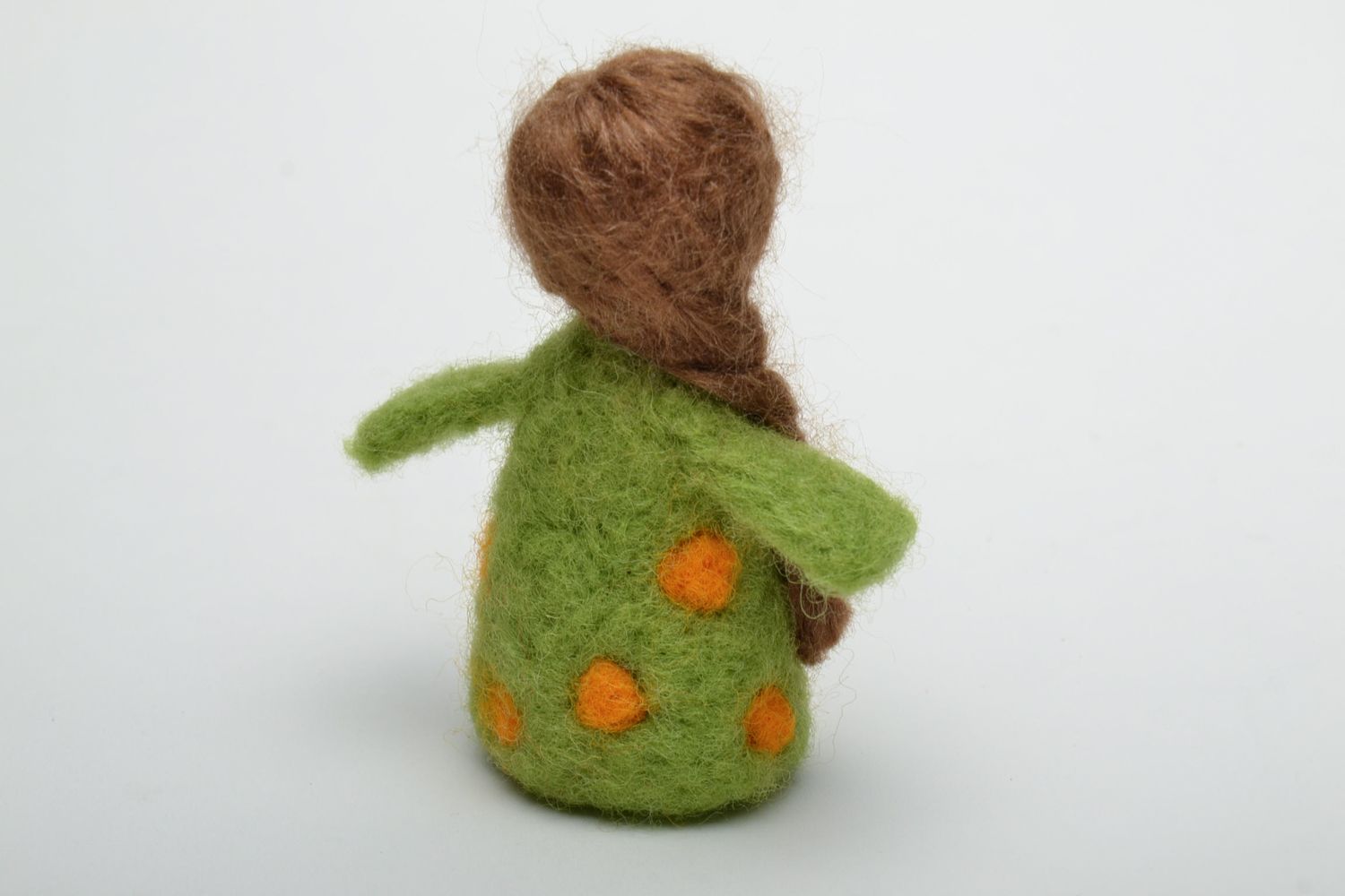 Wool felted soft toy Girl photo 4