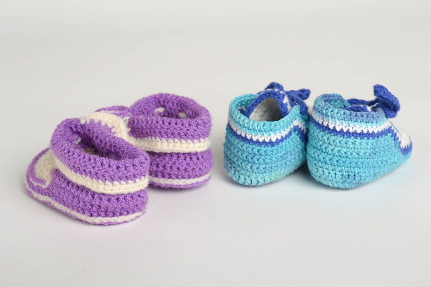 Unusual handmade baby bootees warm baby bootees fashion accessories for kids photo 4